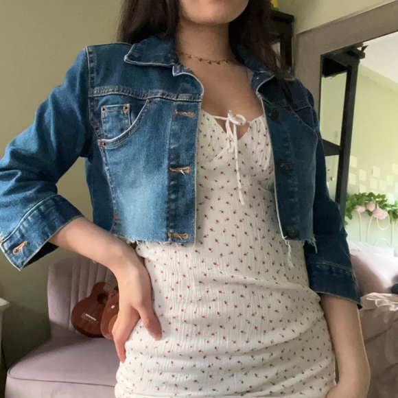 Cropped Denim Jacket - Picture 4 of 5